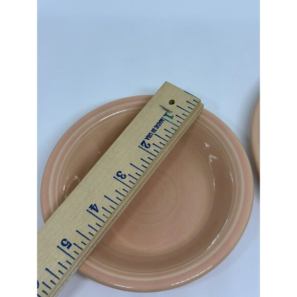 VTG Fiestaware Apricot Salad Plate Soup/Cereal Bowl Apricot Fiesta Dinnerware - Picture 8 of 9